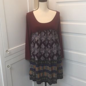 Entro Long Sleeve Dress Large